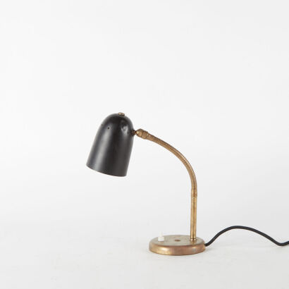 A Vintage Mid-Century Gooseneck Table Lamp