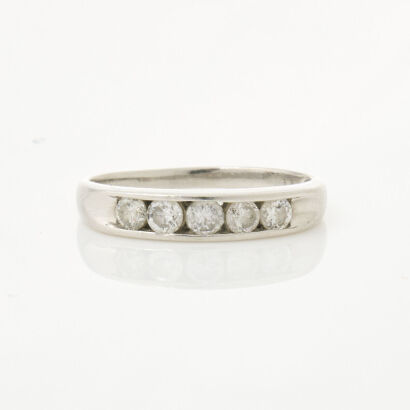 Platinum, .40ct Diamond, Channel Set Band