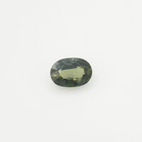 A Loose 1.56ct, Oval Cut Green Sapphire Gemstone