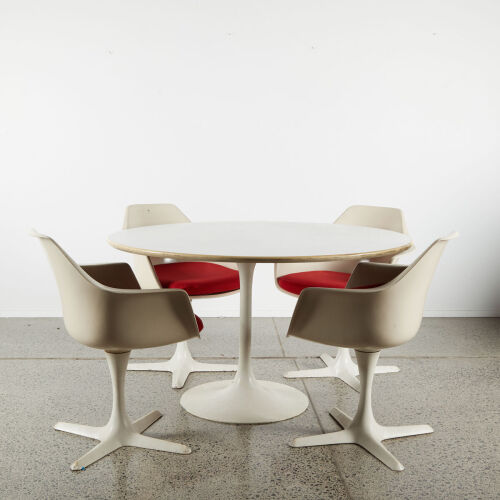 A Very Rare Tulip Dining Set By Maurice Burke For Arkana England 1960s