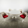 A Very Rare Tulip Dining Set By Maurice Burke For Arkana England 1960s - 2