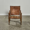 A Leather Safari Chair - 2