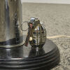 A New Zealand Made Trench Art Lamp - 2