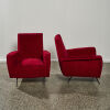 A Pair of 1950s Italian Lounge Chairs - 2