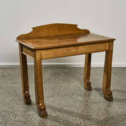 A Norfolk Island Ship's Oak Console