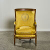 A French Charles X Barrel-Back Walnut Armchair - 2