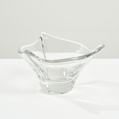 A Daum France Crystal Bowl