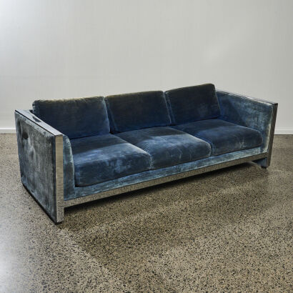 A Milo Baughman Three-Seater Sofa for Selig of Monroe