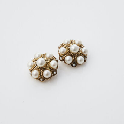 14ct Pearl Earrings
