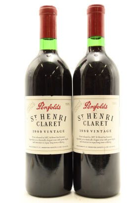 (2) 1989 Penfolds St. Henri Shiraz, South Australia [JO94]