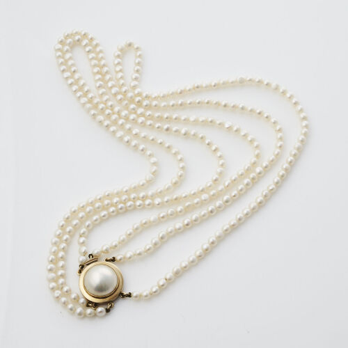 Triple Strand of Pearls