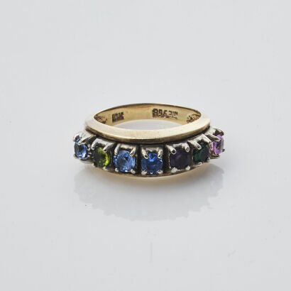 10ct Multi-Gemstone Ring