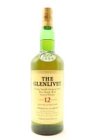 (1) Glenlivet 12 Year Old Single Malt Scotch Whisky, 40% ABV, 1000ml, circa Pre-2004