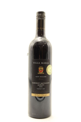 (1) 2001 Villa Maria Reserve Cabernet Sauvignon - Merlot, Gimblett Gravels