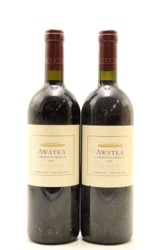 (2) 2007 Te Mata Estate Awatea Cabernets Merlot, Hawke's Bay