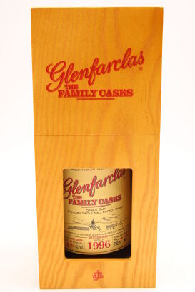 (1) Glenfarclas 1996 The Family Casks Single Cask Vintage Single Malt Scotch Whisky, 58.9% ABV