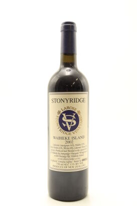 (1) 2002 Stonyridge Vineyard Larose, Waiheke Island