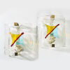 A Pair of Murano Glass Wall Sconces by Fratelli Toso