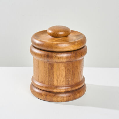 A 1970s Teak Ice Bucket by Flemming Digsmer for Nissen