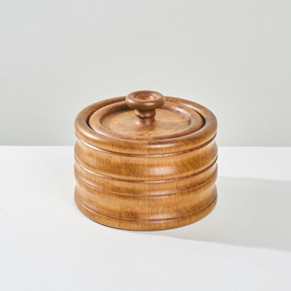 A 1960s Teak Ice Bucket Turned by Richard Nissen