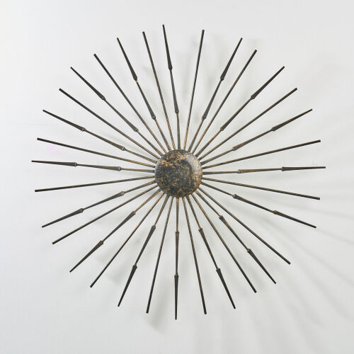 An American Modern&nbsp;Sunburst Wall Sculpture