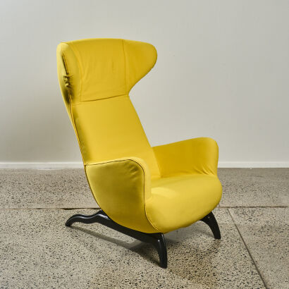 A Carlo Mollino 'Ardea CM' Lounge Chair for Zanotta