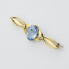 Blue Stone Brooch