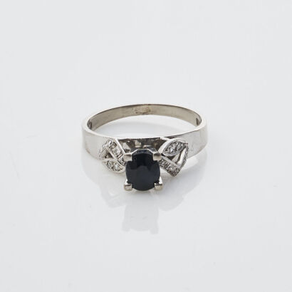 14ct Sapphire Ring