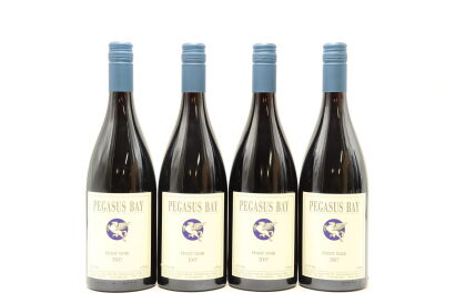 (4) 2007 Pegasus Bay Pinot Noir, Waipara Valley [JR16.5] [BC95]