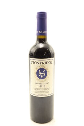 (1) 2014 Stonyridge Vineyard Larose, Waiheke Island