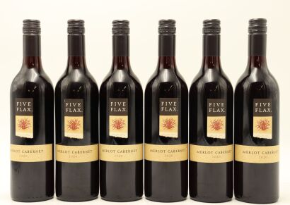 (6) 2020 Five Flax Merlot Cabernet, East Coast