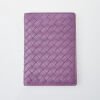 Bottega Veneta Purple Nappa Intrecciato Passport Holder with Box