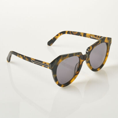 Karen Walker Number One Sunglasses with Case