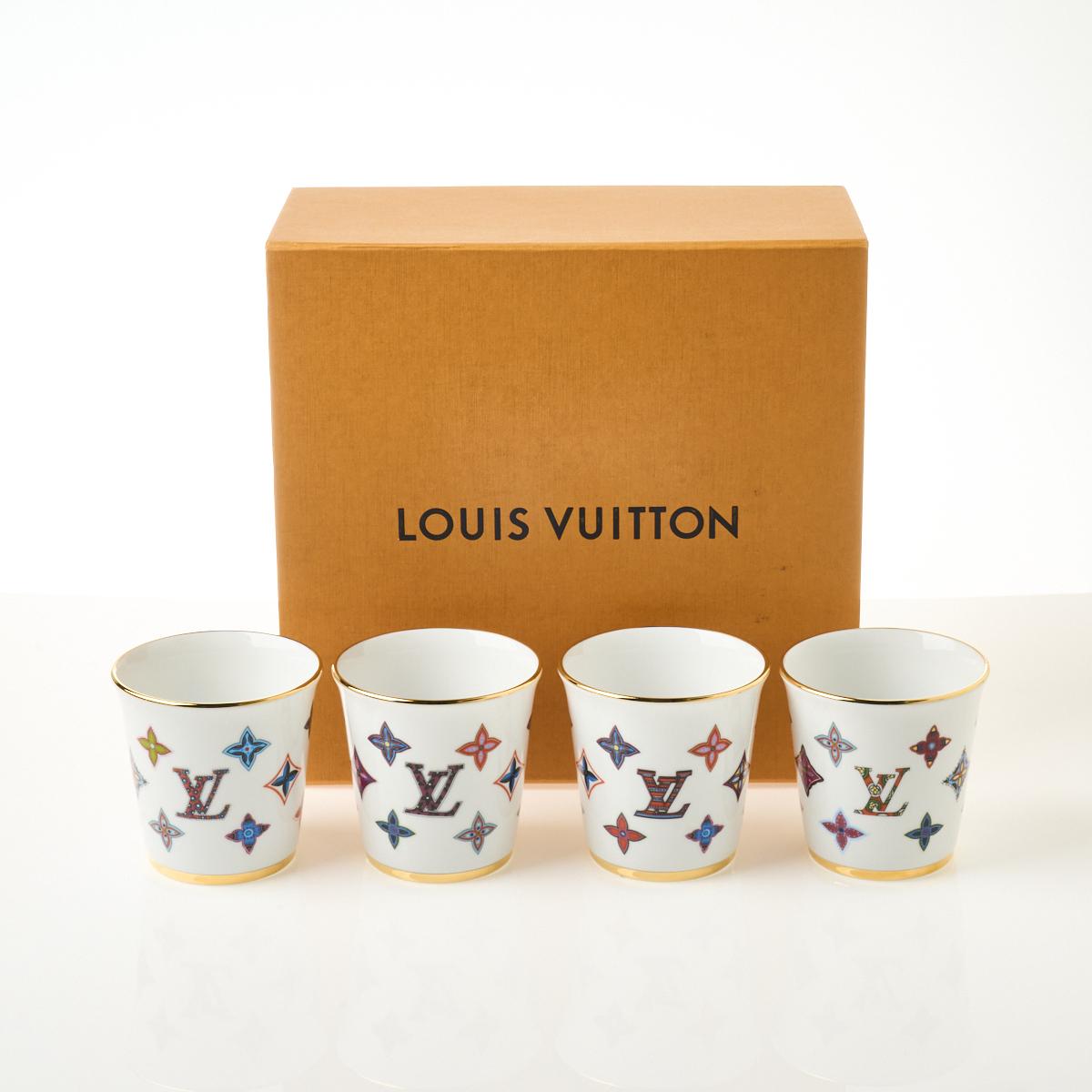 Louis Vuitton Four Cup Set with Box