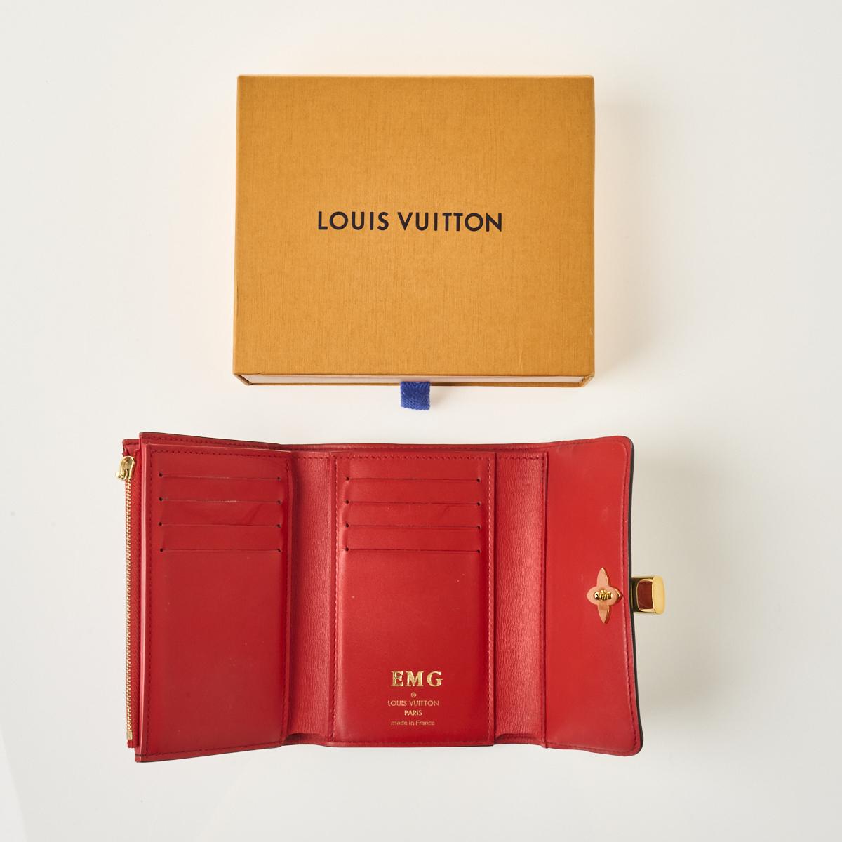 Louis Vuitton Portefeuille Flower Compact Wallet with Box