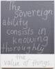 JOHN REYNOLDS The Value of Things