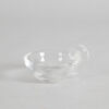 A John Dreves for Steuben Glass USA 'Snail Form' Olive Dish