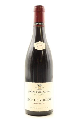 (1) 2001 Domaine Robert Arnoux Clos de Vougeot Grand Cru, Cote de Nuits [JR16]