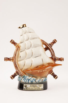 One Beam decanter (EMPTY) : Ship's Wheel