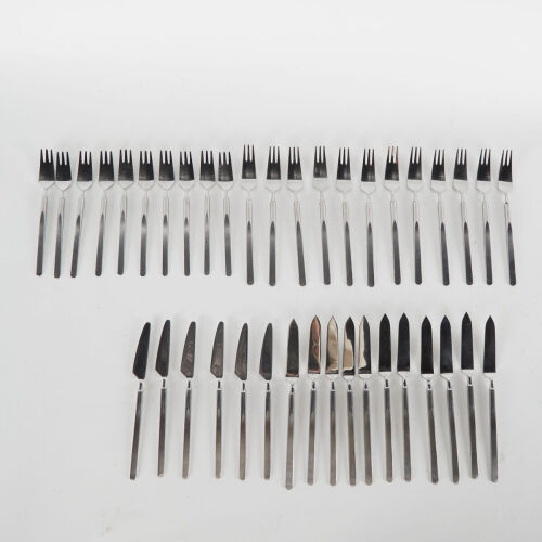 A Copenhagen Cutlery by Erik Herlow Denmark, 39 Pieces