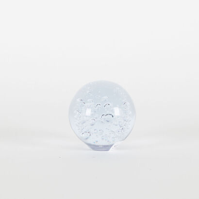 A Swedish Made Glass Paper Weight