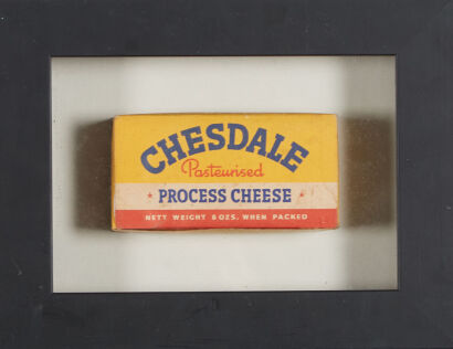 A Framed Vintage Chesdale Chess Box