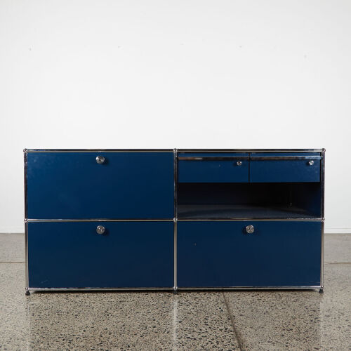 A Double Drawer Unit By USM Haller