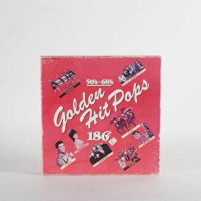 A Scarce Japanese Box Lp Set 50s-60s Golden Hit Pops #186