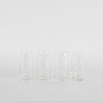 A Set Of Four CocaCola Can Glasses