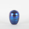 A Garry Nash Iridescent Signed Glass Vase