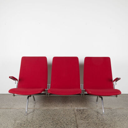 A Memorable Jens Amundsen 'Sas Series' Three Seater Sofa By Fritz Hansen