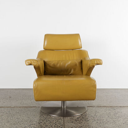 A Swivel Arm Chair By G.H.Hooker