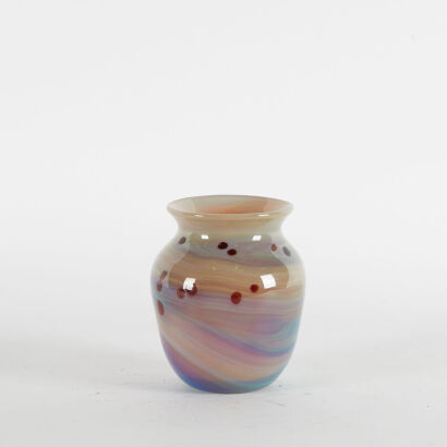 A David Camner Hand Blown Vase