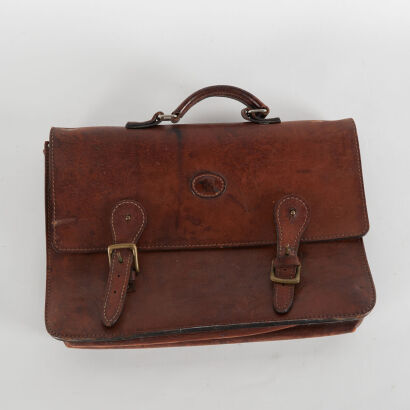 A Vintage Rodd and Gunn Leather Satchel